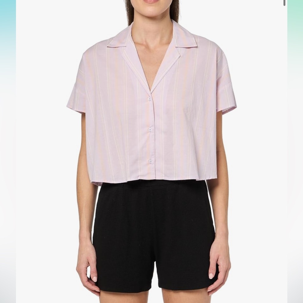 NWT • florence by mills • Women's Stripe Sleep Shirt • XXL • Orchid Stripe •